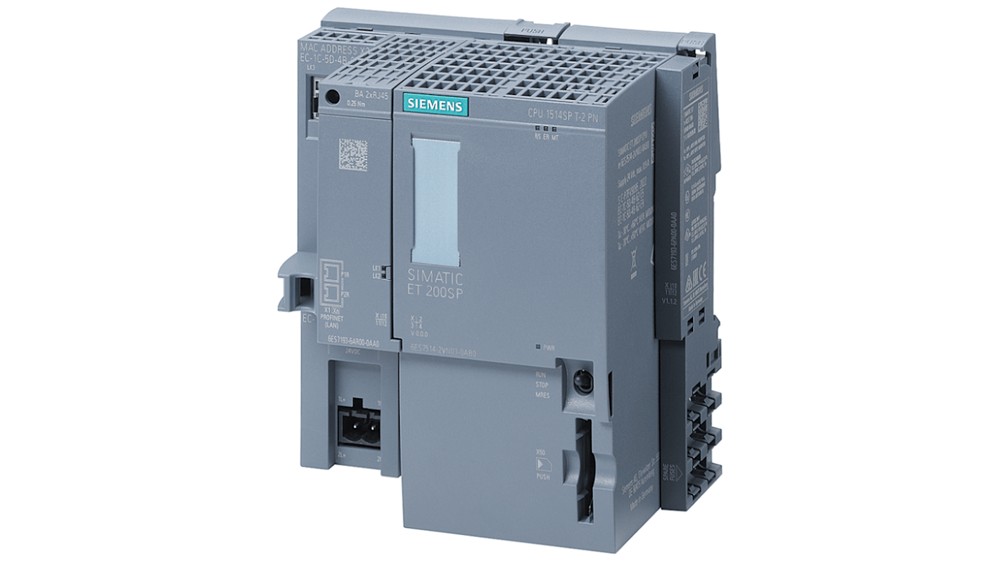 Siemens SIMATIC DP Series PLC CPU for Use with ET 200SP, 24 V Supply, Digital Output, 1-Input, Digital Input