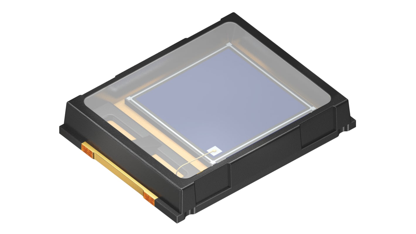 ams OSRAM Fotodiode 940nm Si, SMD Transparentes Silikon-Gehäuse 2-Pin