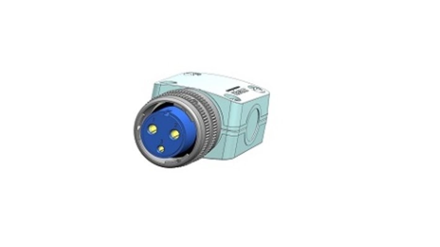 Conector circular Jaeger hembra serie Rapid Series de 3 vías hembra, montaje aéreo, IP50, IP54