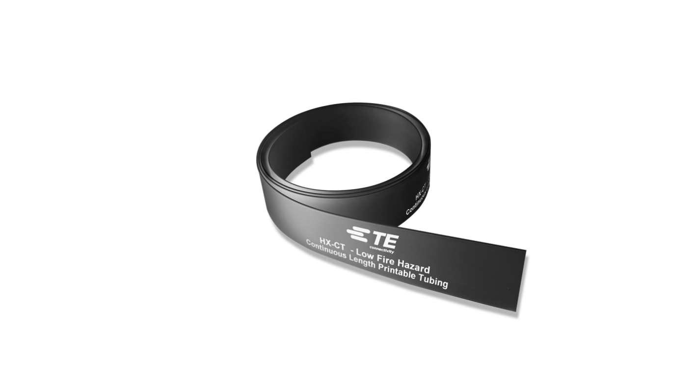 TE Connectivity Black Cable Sleeve, 50m Length, HX-CT Series