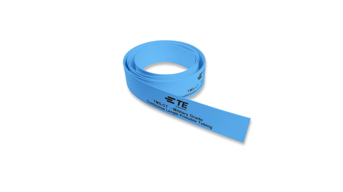 TE Connectivity Cross Linked Polyolefin Blue Cable Sleeve, 50m Length, TMS-CT Series