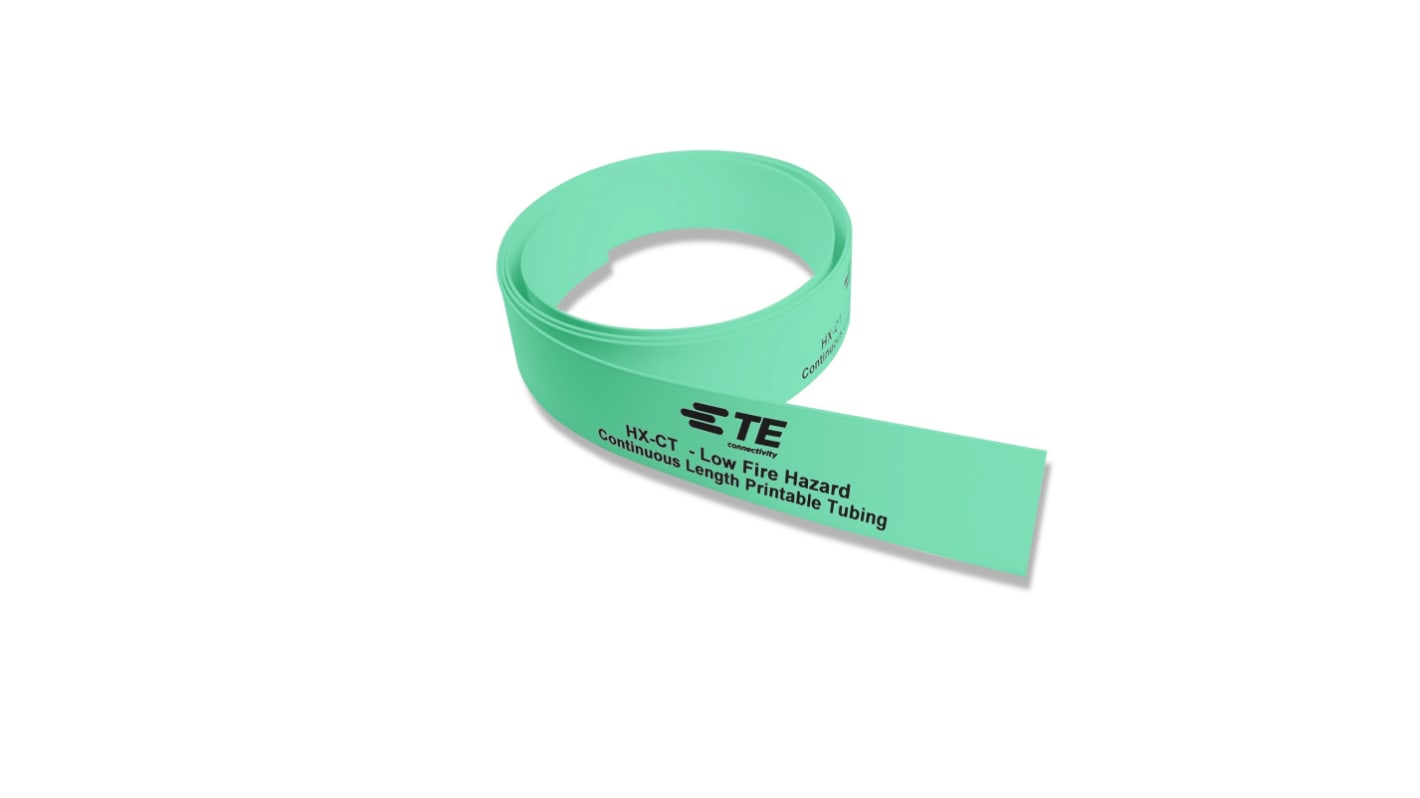 ES0267000 TE Connectivity Cross Linked Polyolefin Green Cable Sleeve