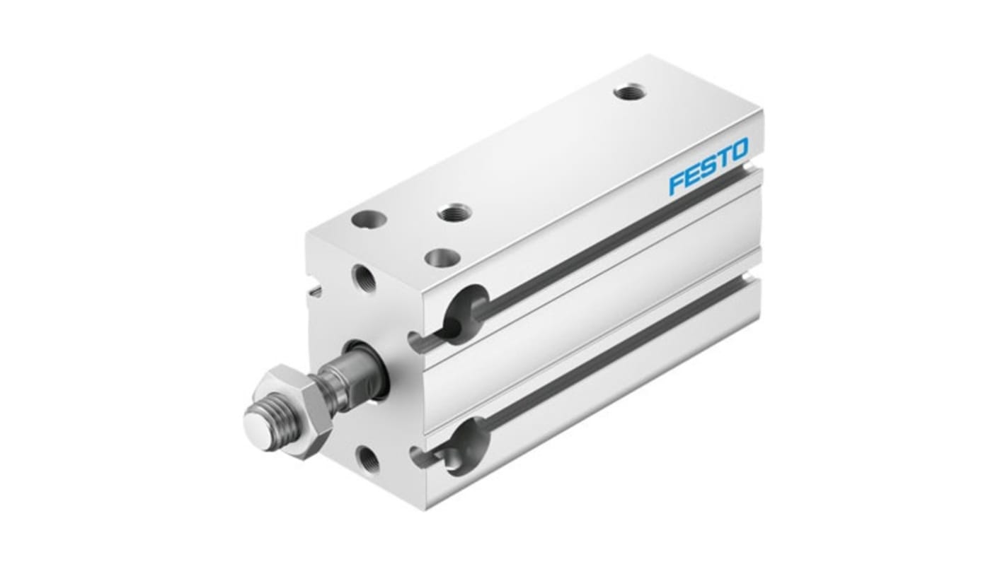 Festo Pneumatic Compact Cylinder - 4828438, 32mm Bore, 20mm Stroke, DPDM Series, Double Acting