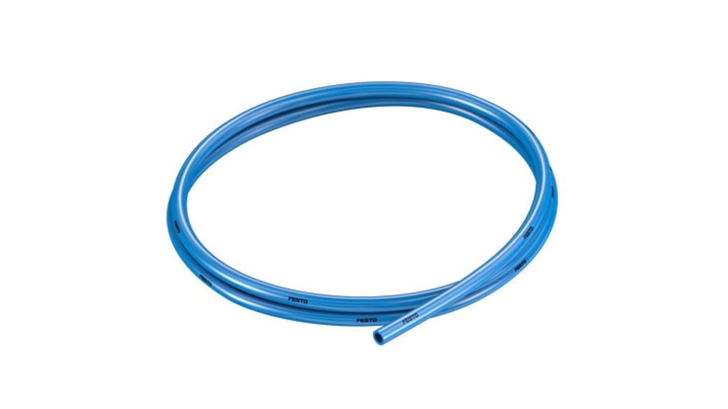 Festo Air Hose Blue Thermoplastic Polyurethane (TPU) 6mm x PUN Series, 525442