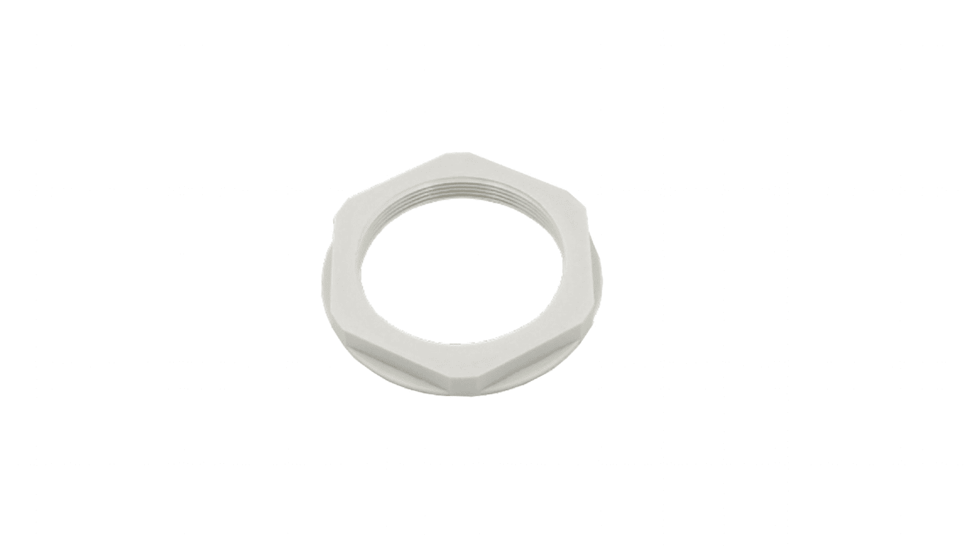 Capri Grey Polyamide Cable Gland Locknut, PG9 Thread, IP68