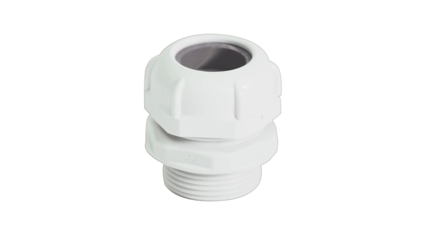 Capri ECP Series Grey Polyamide Cable Gland, PG11 Thread, 5mm Min, 10mm Max, IP68