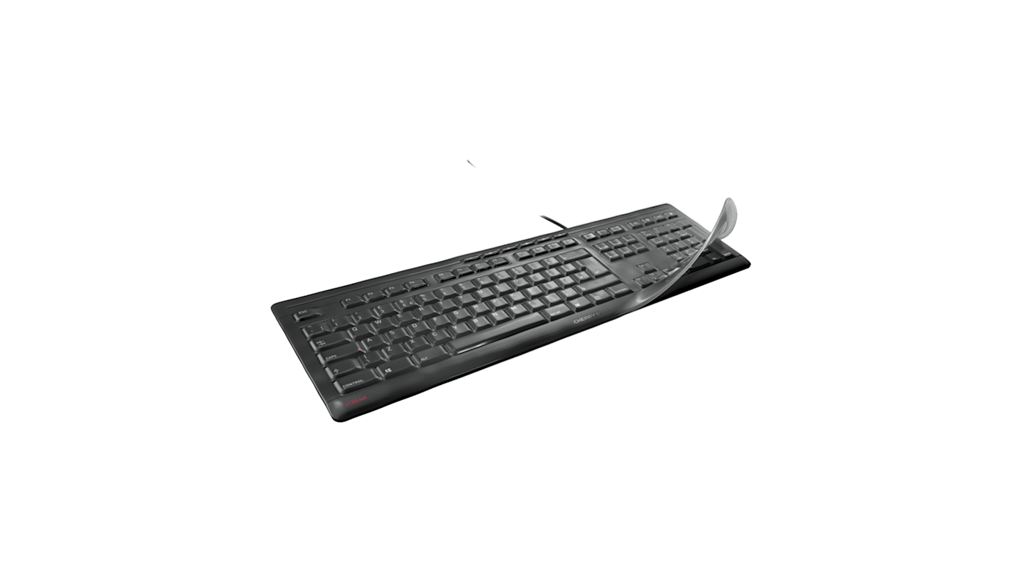 Teclado CHERRY 61510007 para uso con Teclado STREAM (JK-8500 - variantes de EE. UU.) Negro