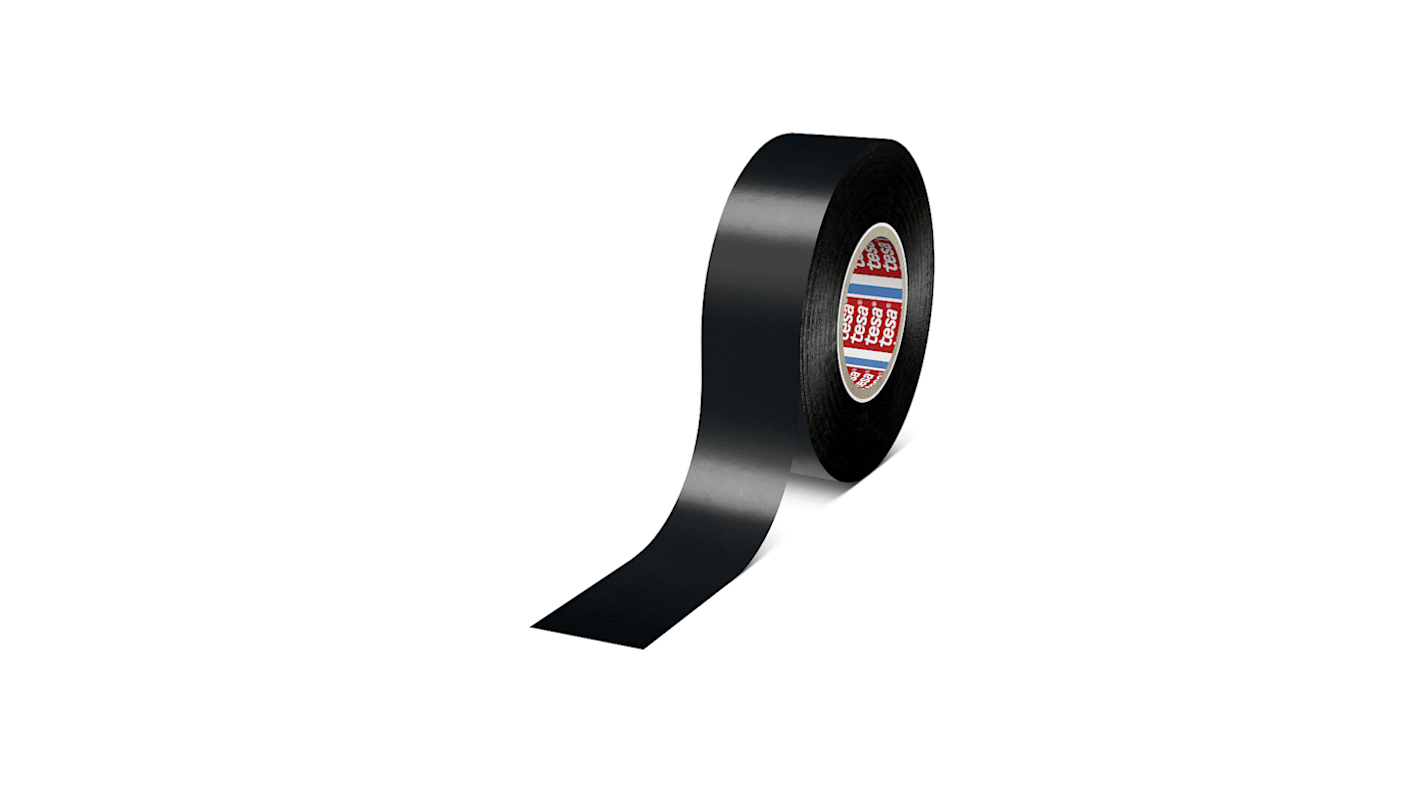 Tesa Tesa 0805 Black PVC Electrical Tape, 19mm x 20m