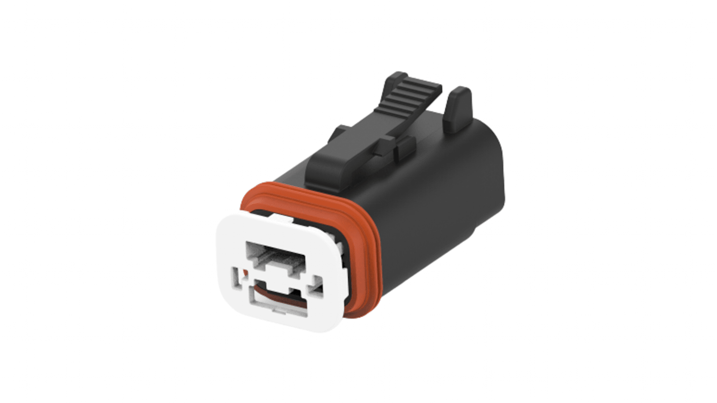 Connettore automotive TE Connectivity, Maschio, 7.5A, 3 vie, 2 file, Montaggio su cavo