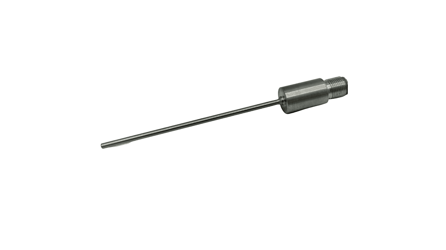 RS PRO PT100 RTD Sensor, 3mm Dia, 150mm Long, 4 Wire, M12, Class A +250°C Max