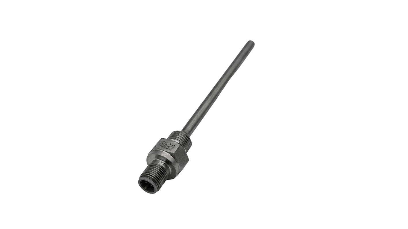 RS PRO PT100 RTD Sensor, 6mm Dia, 150mm Long, 4 Wire, BSP 1/4, Class A +250°C Max