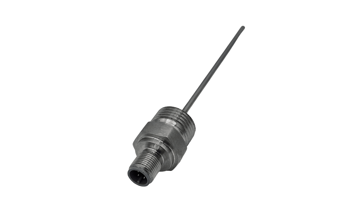 Sensor RTD PT100 RS PRO de 4 hilos, sonda: Ø 3mm, long. 200mm, temp. -75°C → +250°C