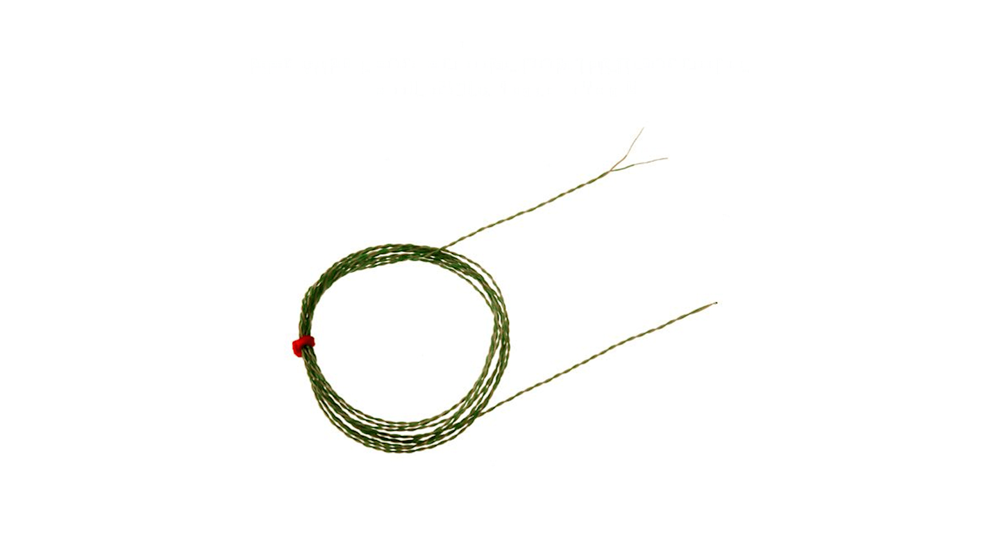 RS PRO Type K Exposed Junction Thermocouple 2m Length, 1/0.2mm Diameter, -75°C → +250°C