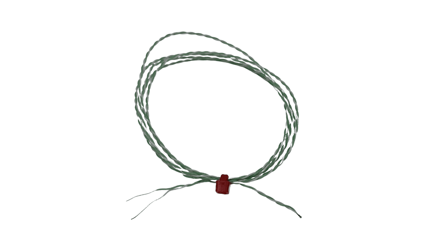RS PRO Type K Exposed Junction Thermocouple 1m Length, 1/0.315mm Diameter, -75°C → +250°C