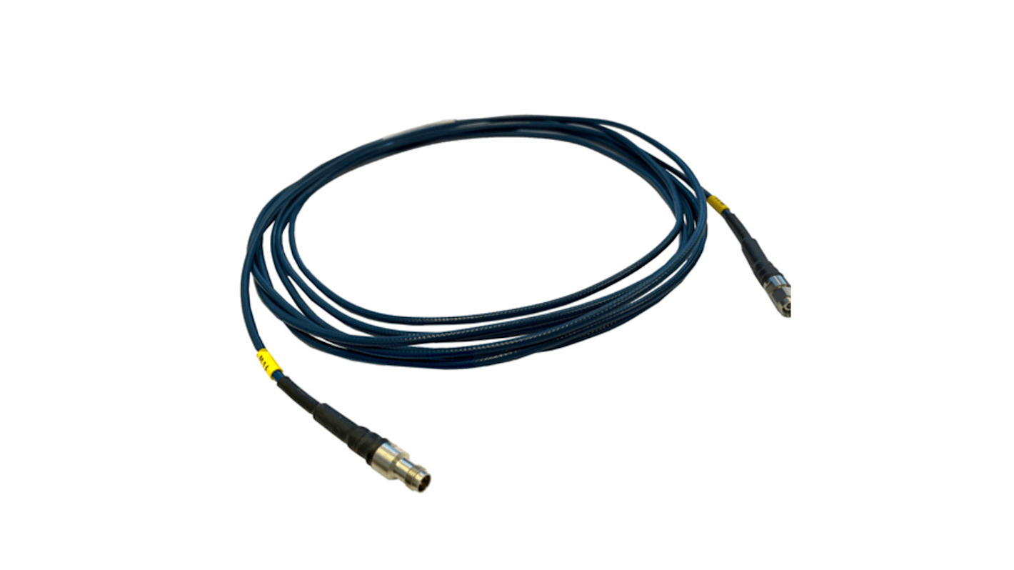 Cable coaxial SUCOFLEX 550E Huber+Suhner, 50 Ω, con. A: PC 2,4, Macho, con. B: PC 2,4, Macho, long. 914mm