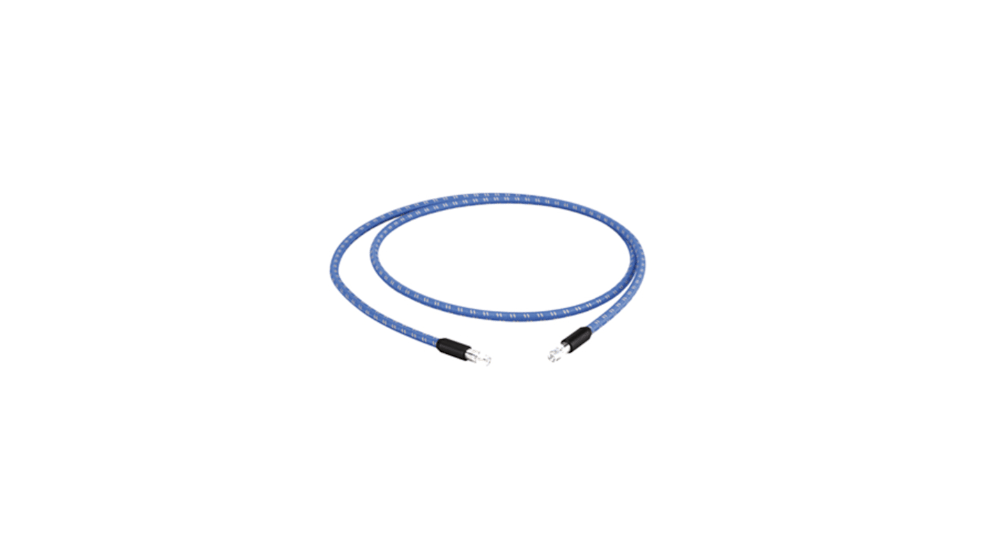 Cable coaxial RF Huber+Suhner, 50 Ω, con. A: 1.85mm, Macho, con. B: 1.85mm, Macho, long. 1.219m