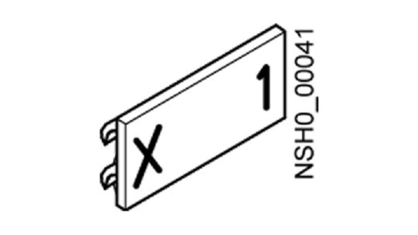 Siemens, 8WA Inscription Label for use with  for use with Terminal Blocks