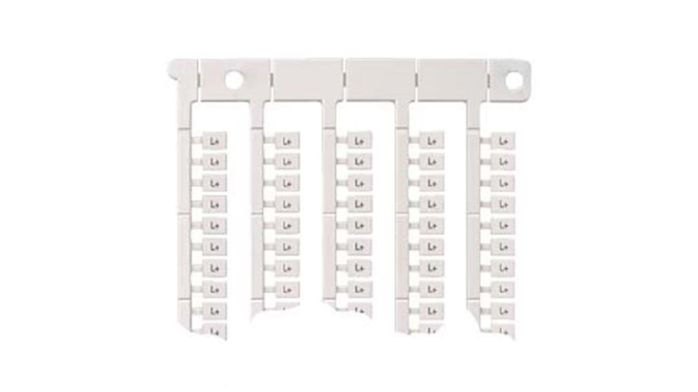 Siemens ラベル 8WA8847-1AH 8WA, 刻印ラベル for use with  for use with 端子台, 前面取り付け