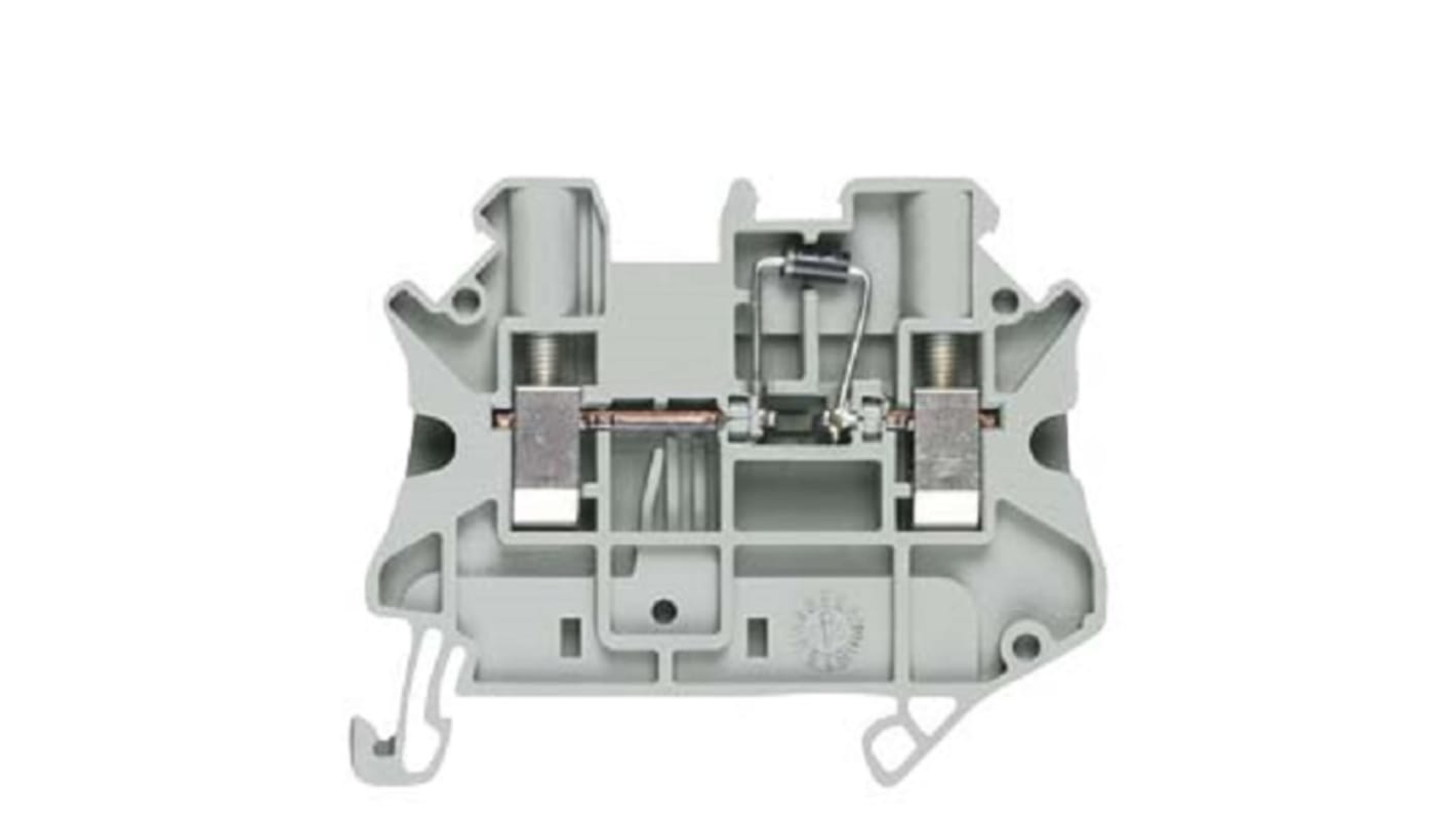 Siemens 8WH Series Grey Din Rail Terminal, 4mm², 1-Level, Screw Termination, CSA