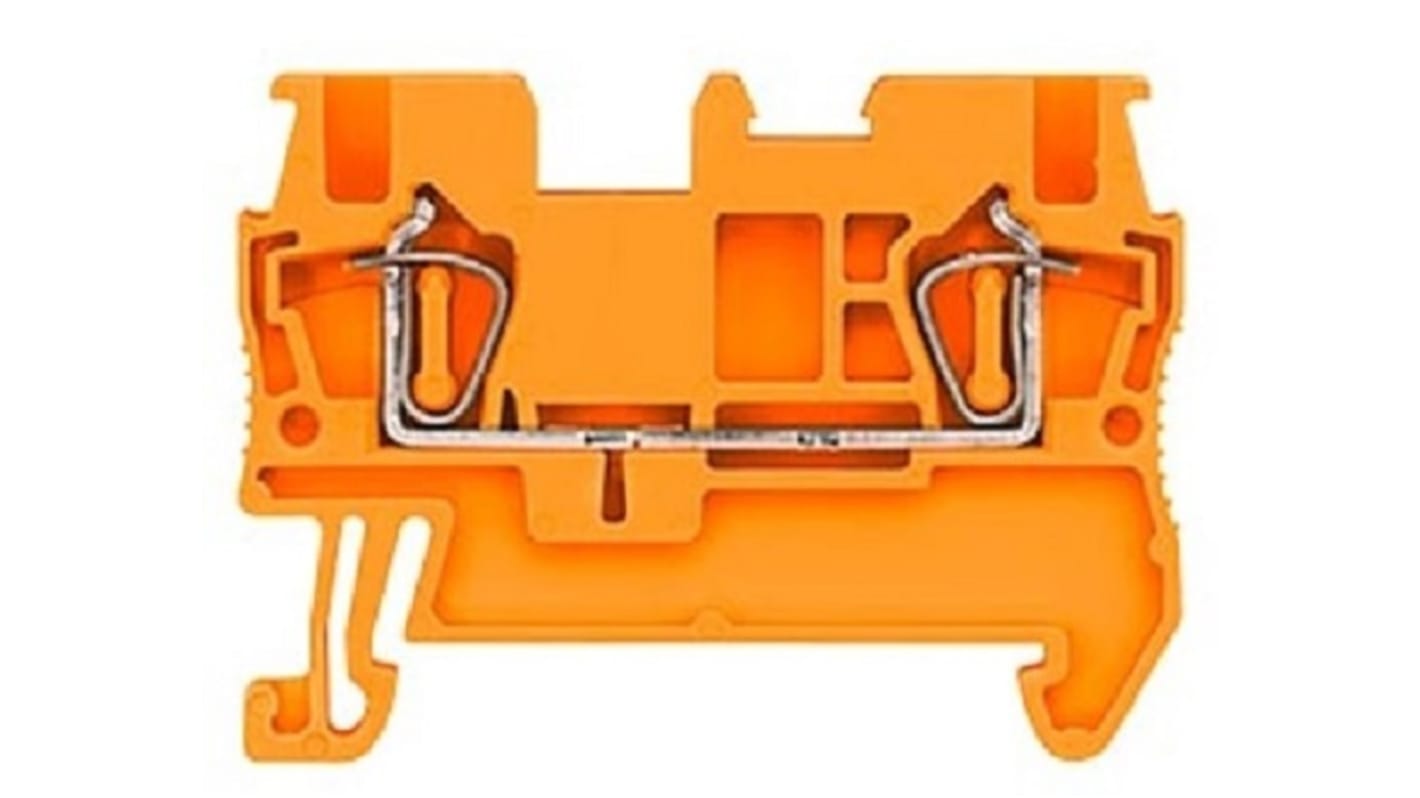Siemens 8WH DIN-Schienen Reihenklemme Orange, 1.5mm², 500 V, Feder