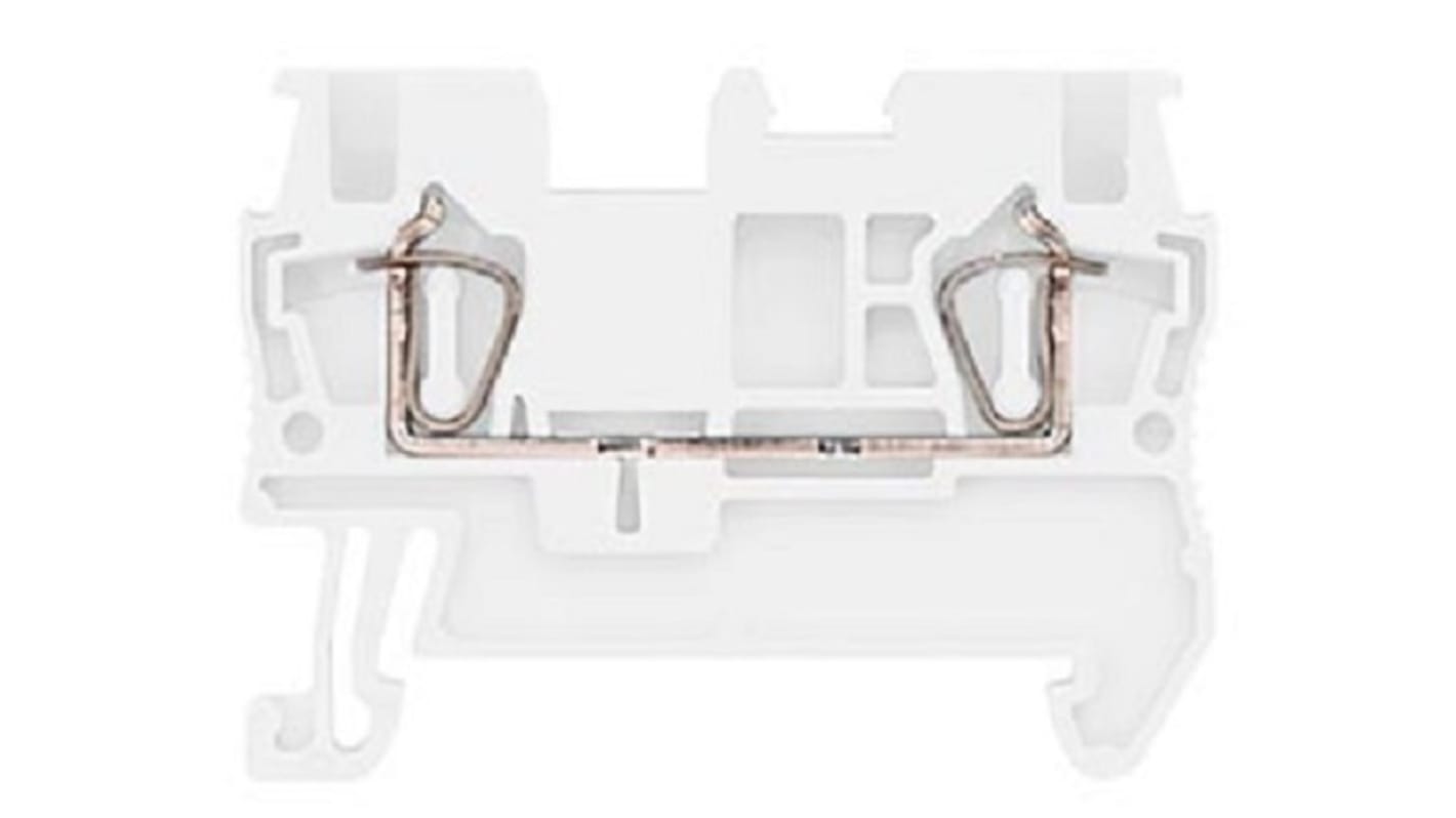 Siemens 8WH Series White Din Rail Terminal, 1.5mm², 1-Level, Spring Termination, CSA