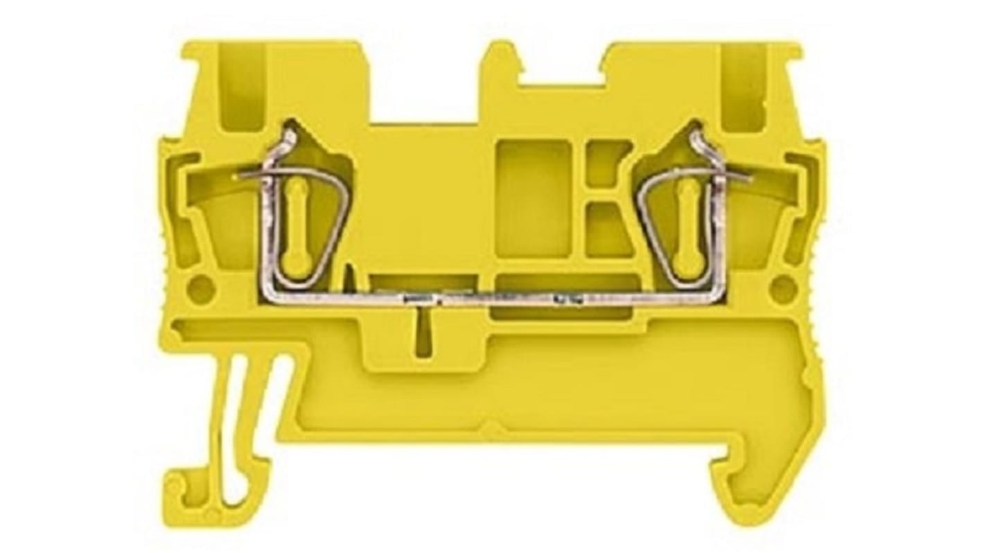 Bloc de jonction Siemens 8WH, 1.5mm², Cage à ressort, Jaune