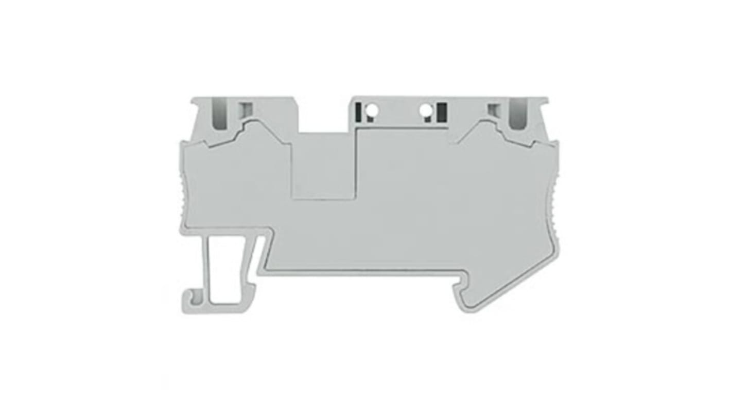 Siemens 8WH Series Grey Din Rail Terminal, 4mm², 1-Level, Spring Termination, CSA