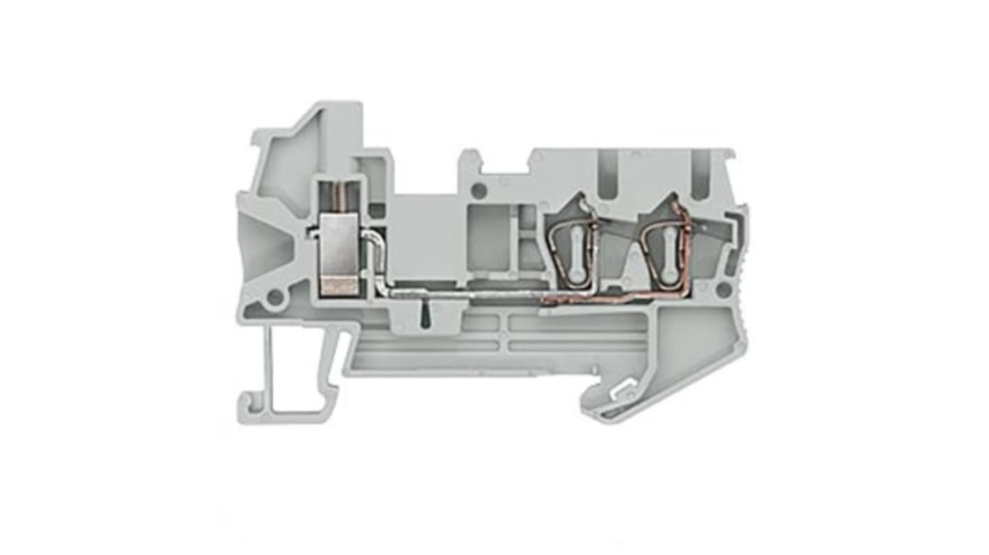 Siemens 8WH Series Grey Din Rail Terminal, 2.5mm², 1-Level, Spring Termination, CSA