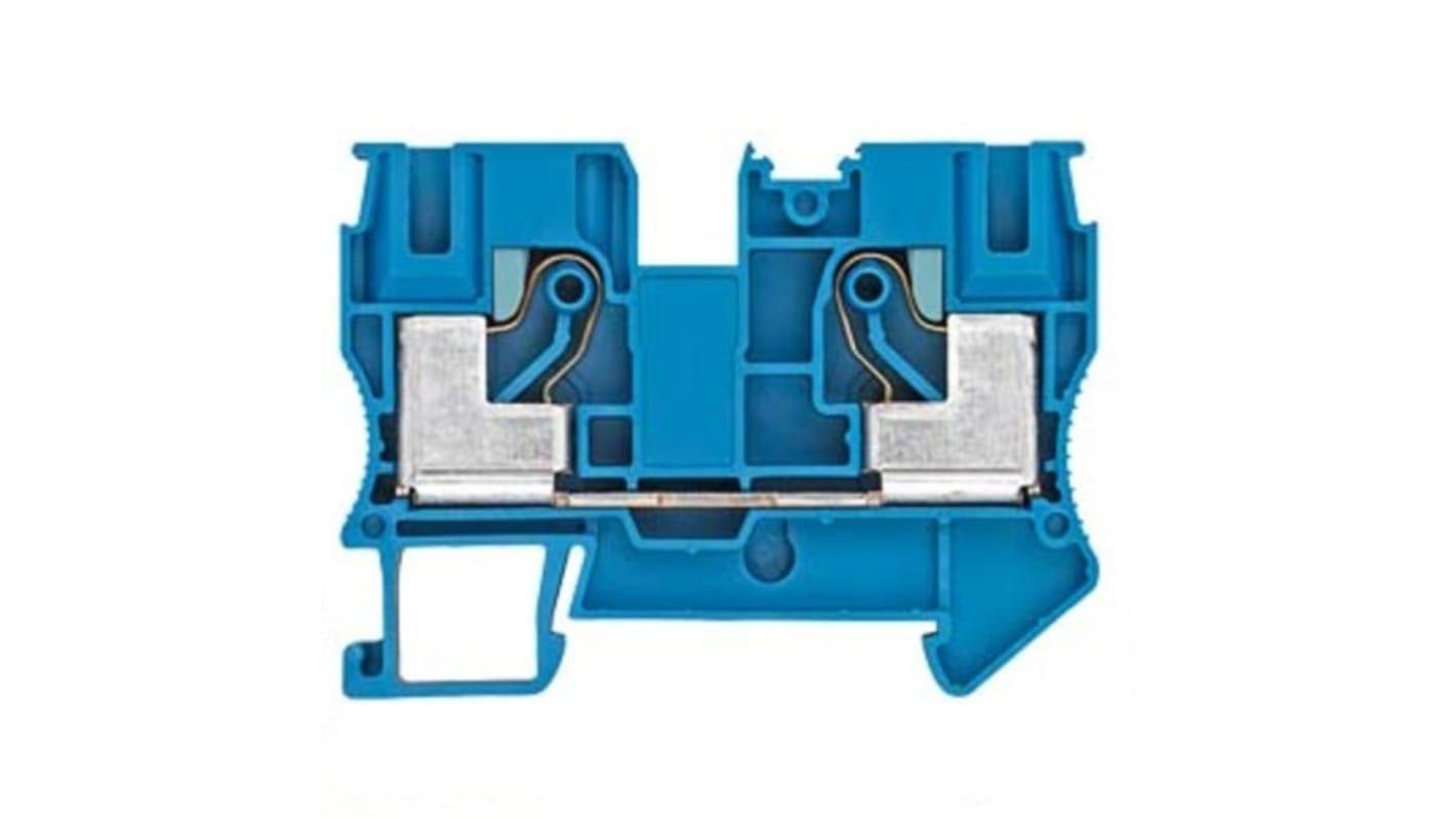 Siemens 8WH DIN-Schienen Reihenklemme Blau, 10mm², 1 kV, Steckanschluss