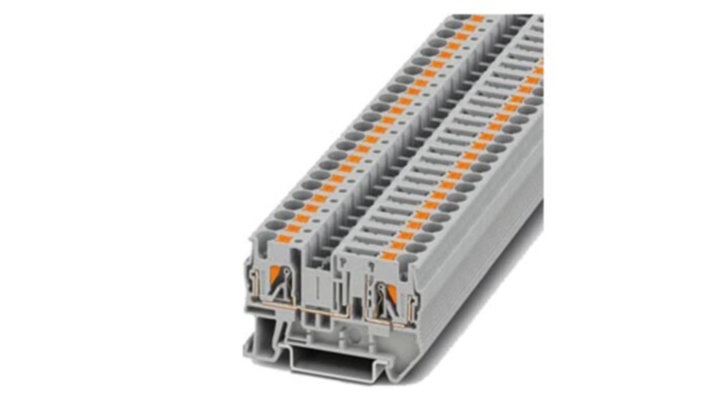 Siemens 8WH DIN-Schienen Reihenklemme Grau, 4mm², 500 V, Steckanschluss