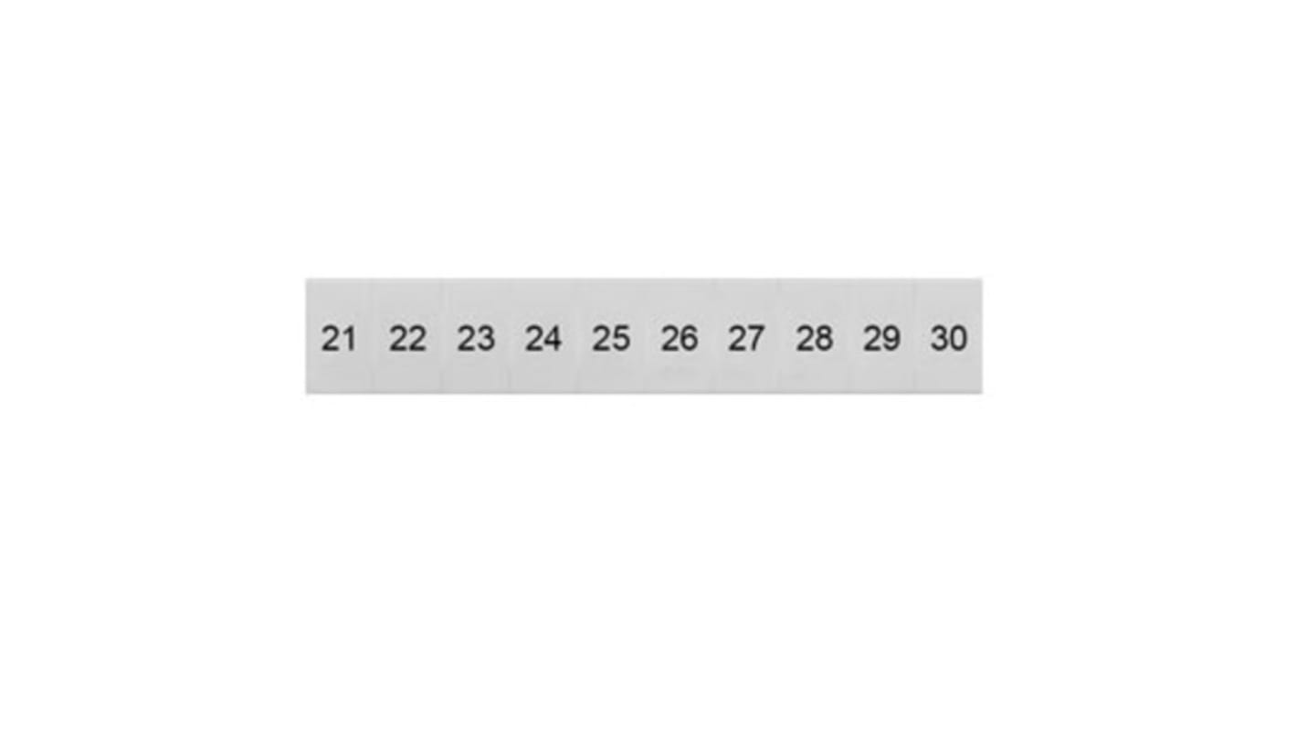 Siemens, 8WH Labeling Plate for use with  for use with Terminal Blocks