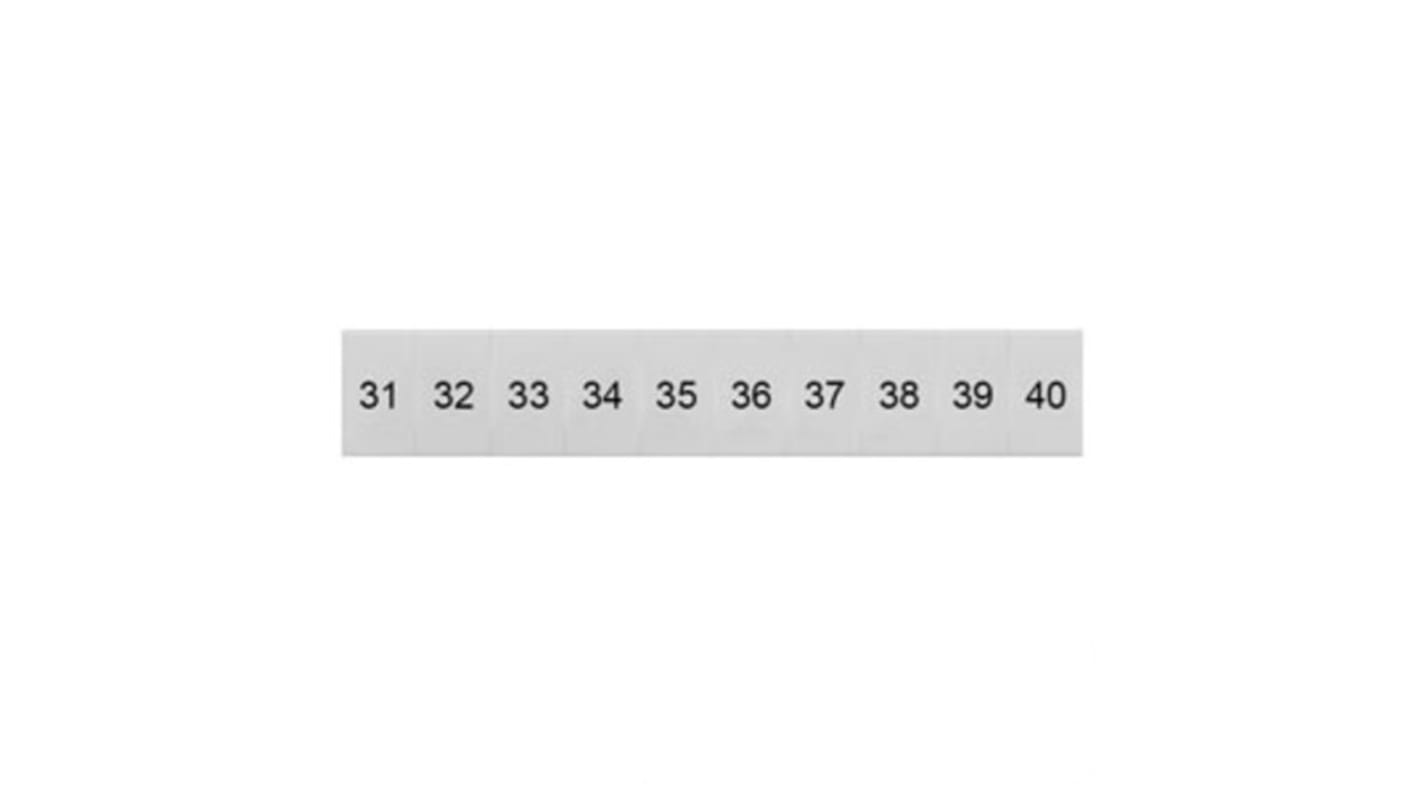 Siemens, 8WH Labeling Plate for use with  for use with Terminal Blocks