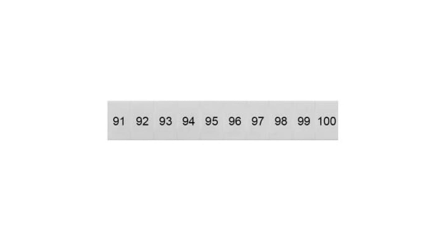 Siemens, 8WH Labeling Plate for use with  for use with Terminal Blocks