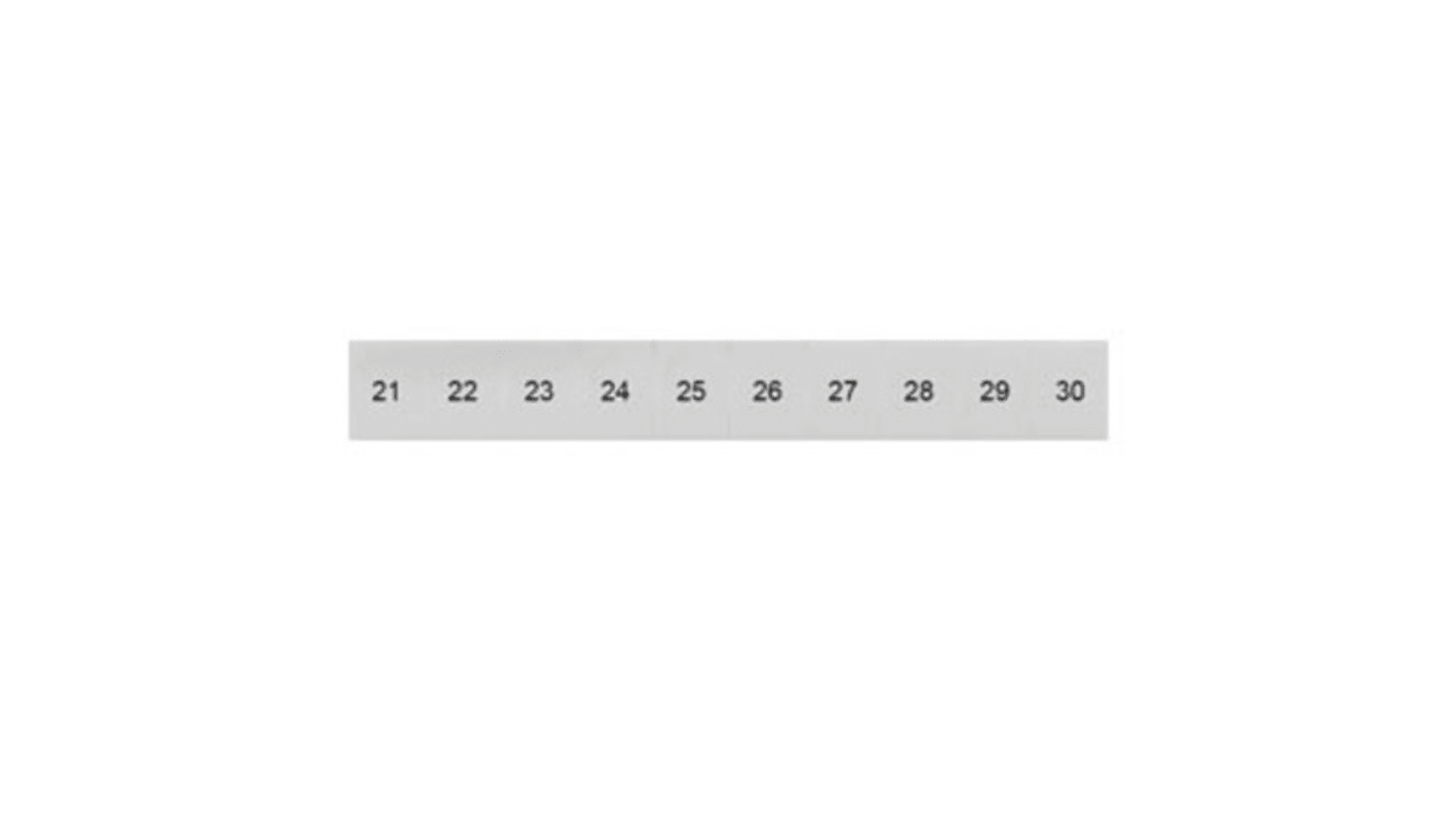 Siemens, 8WH Labeling Plate for use with  for use with Terminal Blocks