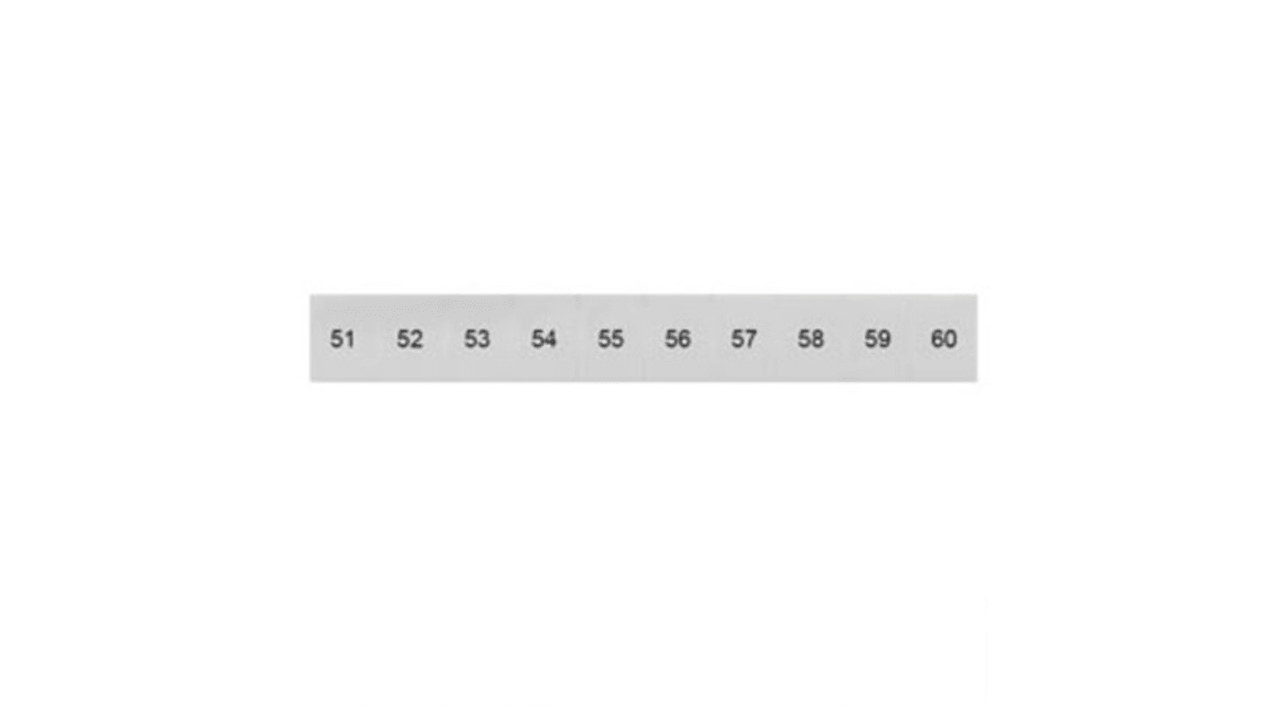 Siemens, 8WH Labeling Plate for use with  for use with Terminal Blocks