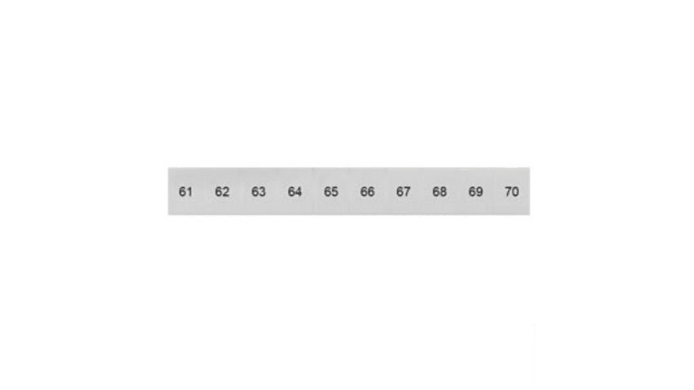 Siemens, 8WH Labeling Plate for use with  for use with Terminal Blocks