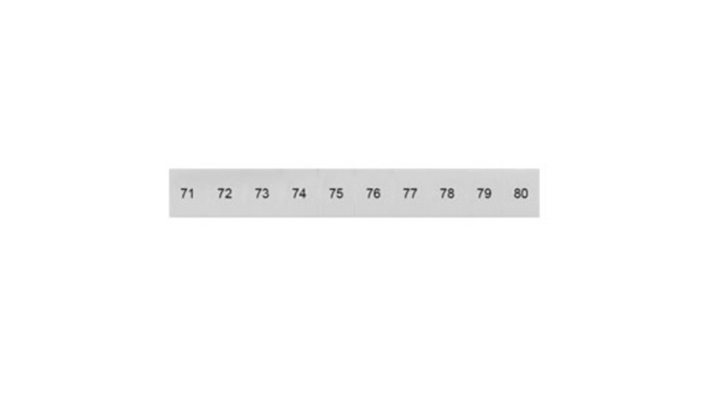 Siemens, 8WH Labeling Plate for use with  for use with Terminal Blocks