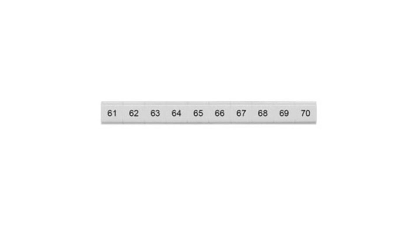 Siemens, 8WH Labeling Plate for use with  for use with Terminal Blocks