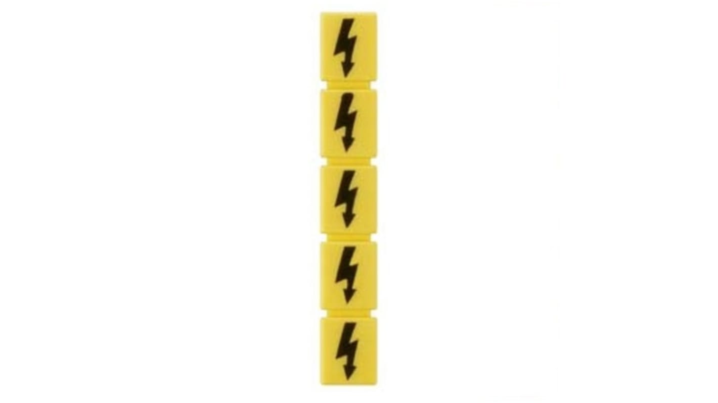 Siemens 8WH Series Label for Use with Terminal Block