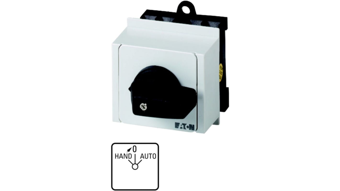 Eaton, 2P 3 Position 45° Changeover Cam Switch, 690V (Volts), 20A, Toggle Actuator