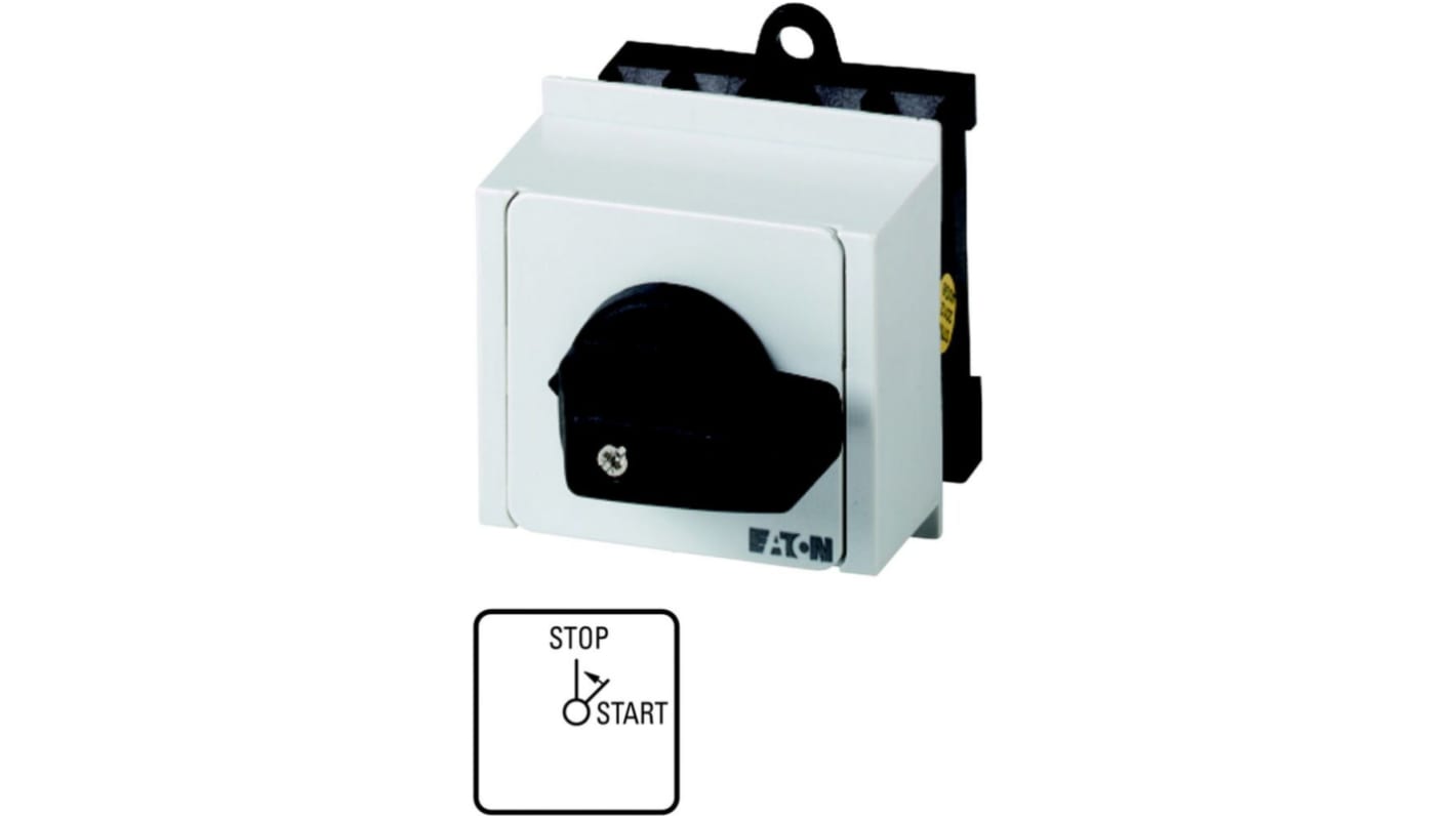 Eaton, 1P 2 Position 90° On-Off Cam Switch, 690V (Volts), 20A, Toggle Actuator