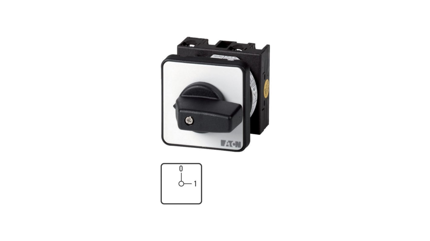 Eaton, 2P 2 Position 90° On-Off Cam Switch, 690V (Volts), 20A, Rotary Actuator