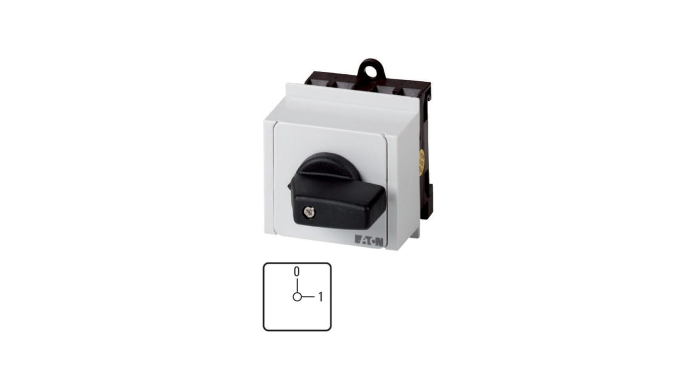 Eaton, 2P 2 Position 90° On-Off Cam Switch, 690V (Volts), 20A, Rotary Actuator