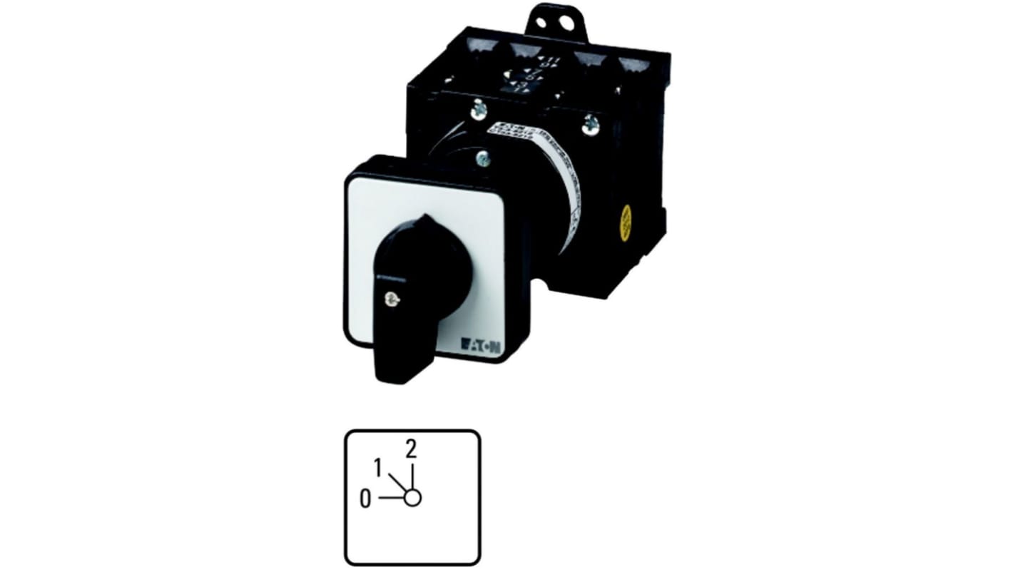 Eaton Eaton Moeller Series T0 Nockenschalter, 1-polig / 20A, 690V (Volts), 3-phasig, 3-Stufen, 45°-Wurfwinkel