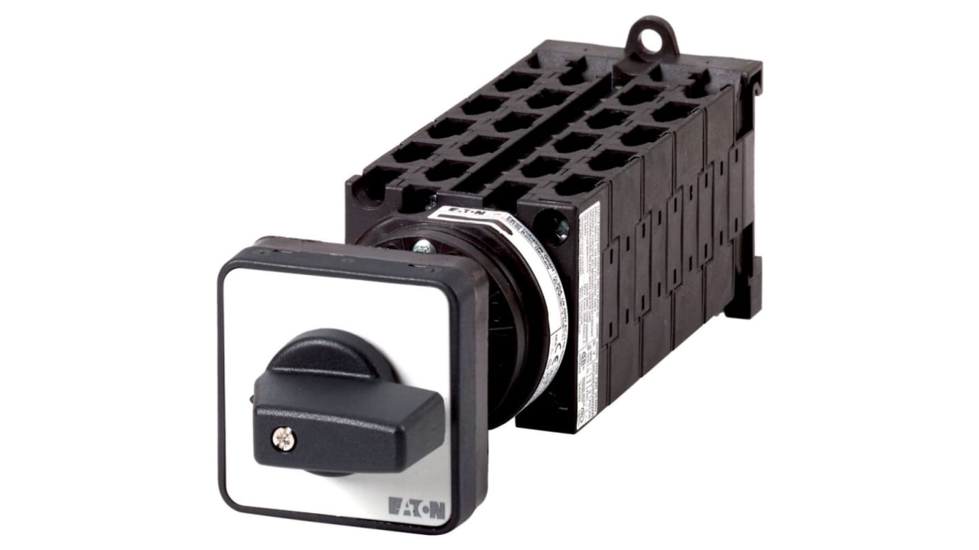 Eaton, 3P 3 Position 60° Multi Speed Cam Switch, 690V (Volts), 20A, Short Thumb Grip Actuator