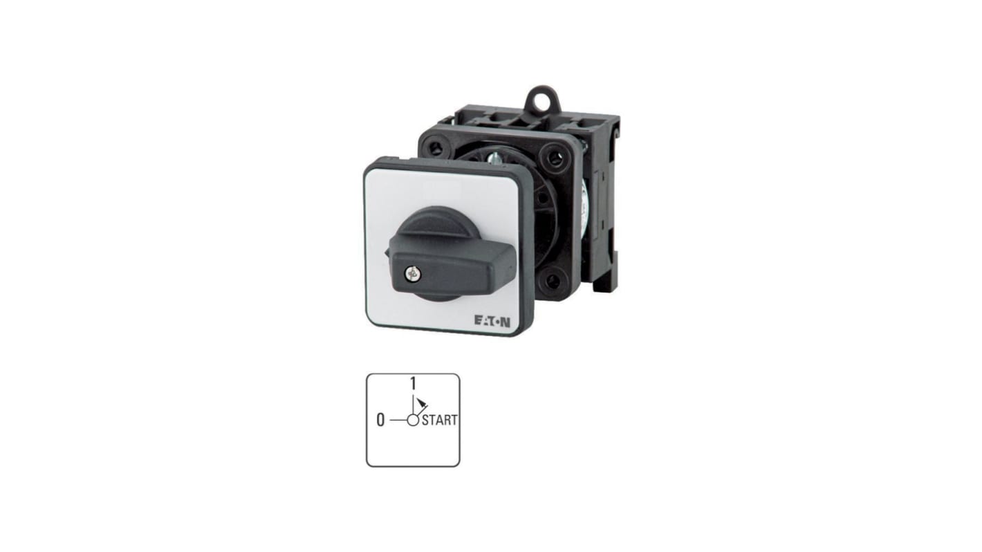 Eaton, 2P 3 Position 45° Motor Control Cam Switch, 690V (Volts), 20A, Short Thumb Grip Actuator