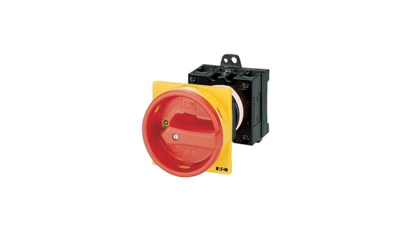 Interruttore Cam Eaton serie T0 012271 T0-3-12/V/SVB 3P, 4 posizioni, 20A, 690V (Volts)