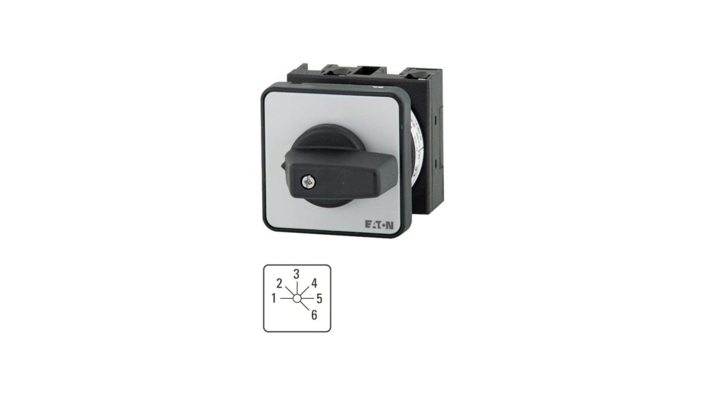 Interruttore Cam Eaton serie Moeller 012915 T0-3-151/E 1P, 6 posizioni, 20A, 690V (Volts)