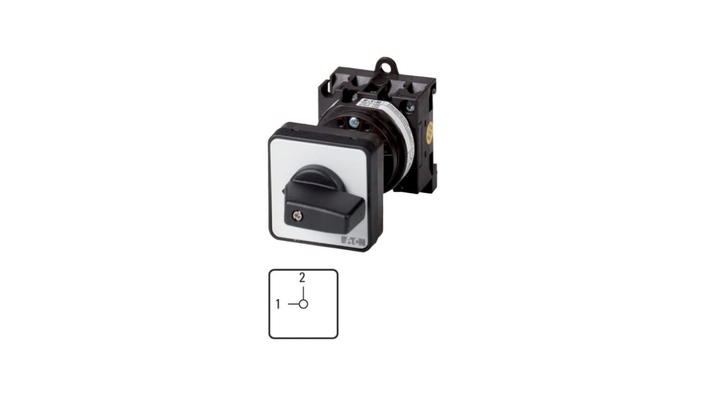Eaton, 3P 2 Position 90° Changeover Cam Switch, 690V (Volts), 20A, Toggle Actuator