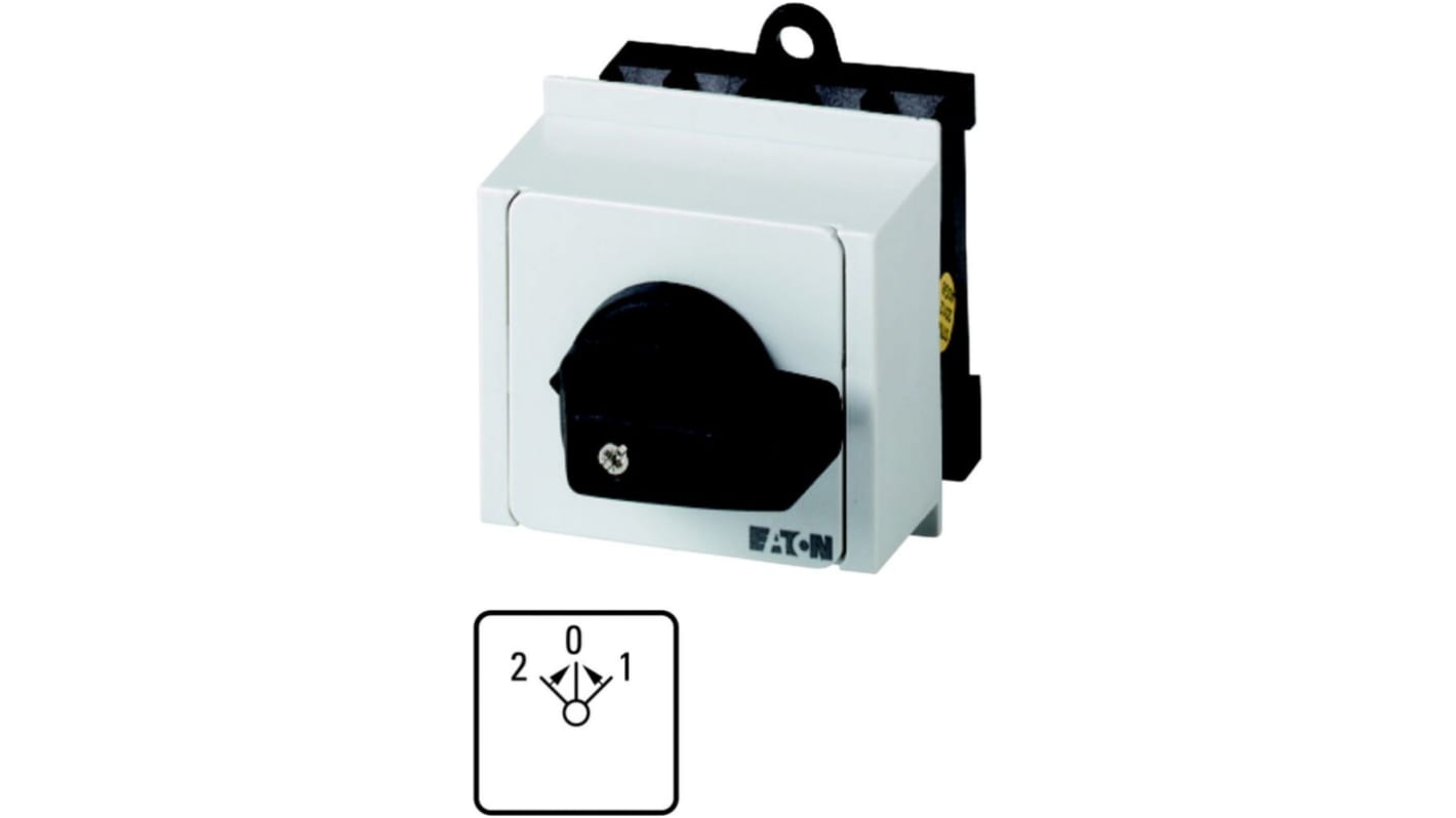 Eaton, 4P 3 Position 45° Changeover Cam Switch, 690V (Volts), 20A, Toggle Actuator